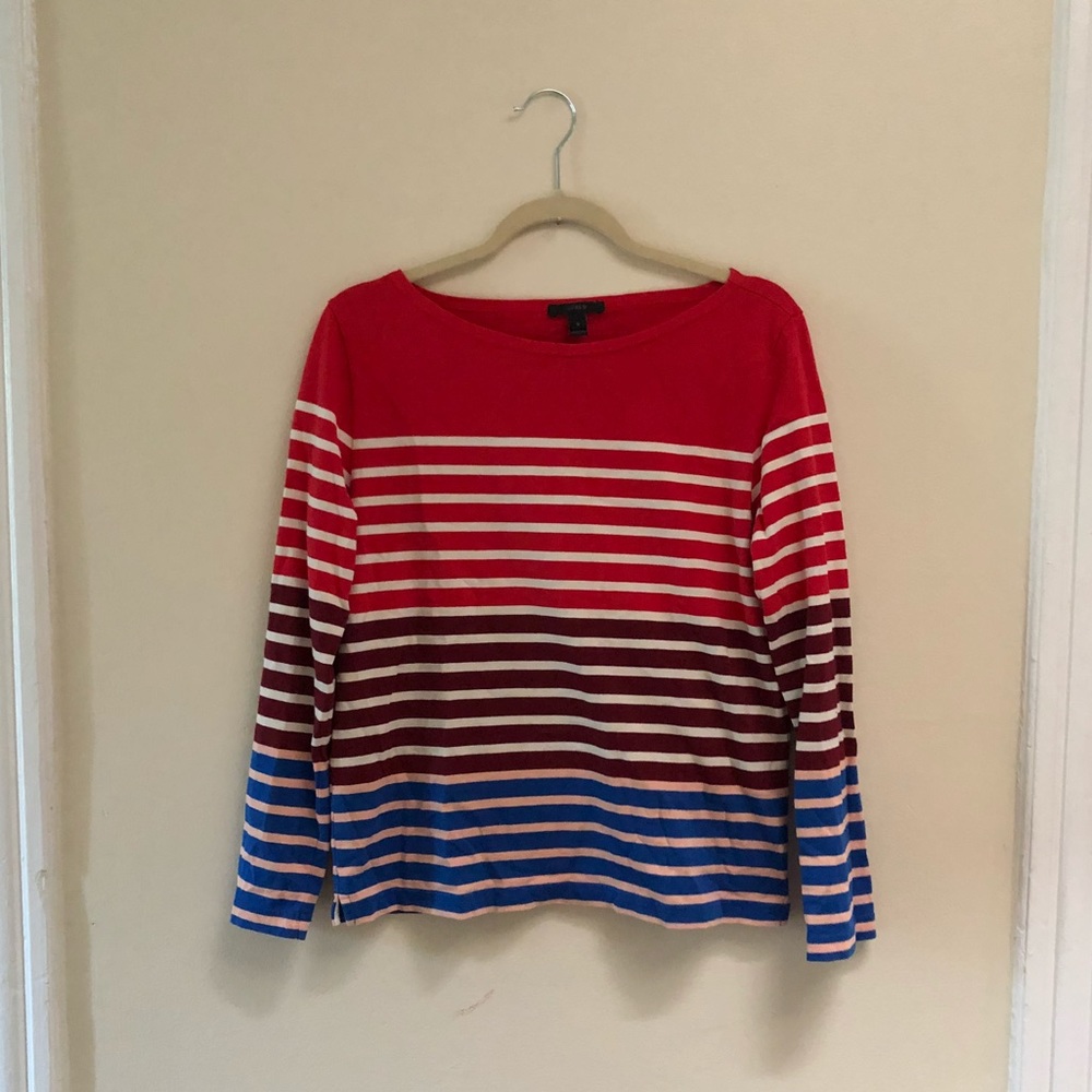 🔻 JCREW Color Block Stripe Sailor Shirt 🔻